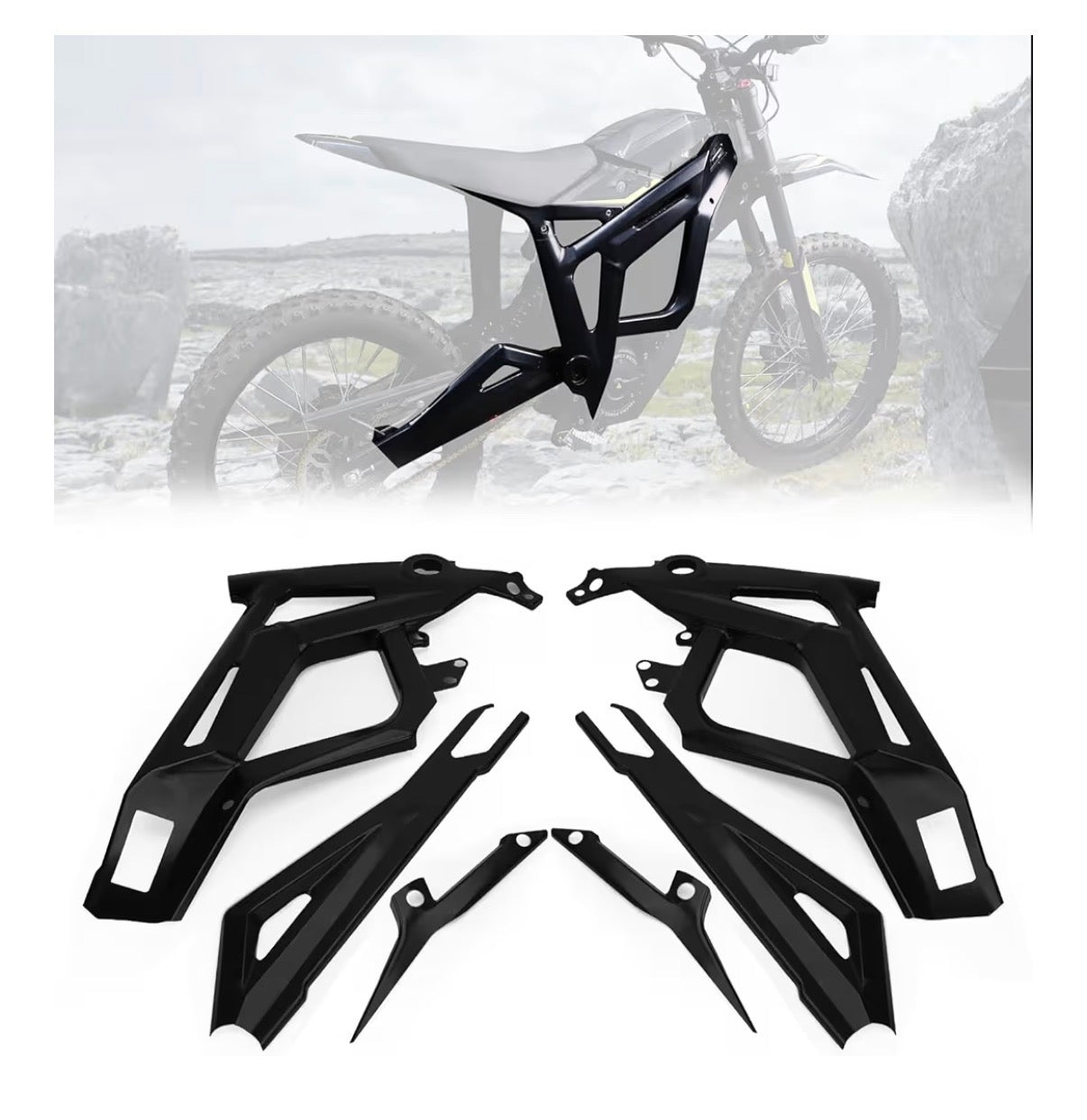 Talaria Mx3/4/5 Glossy Black Frame Guards