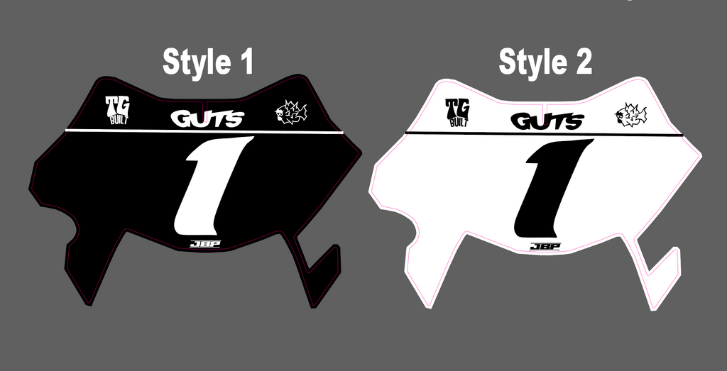 UltraBee Race Front Plate Decal